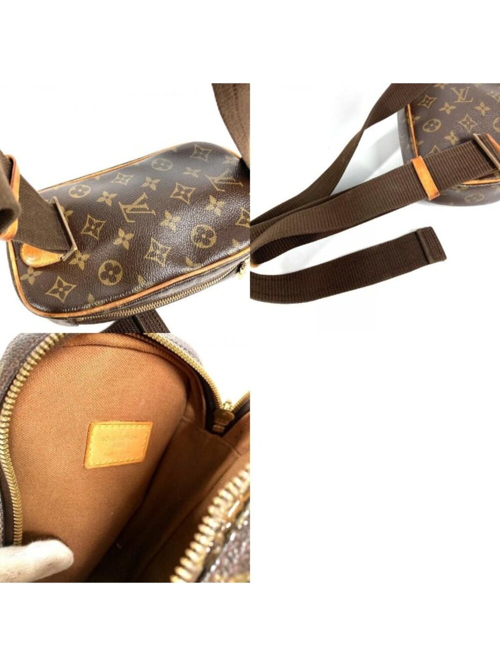 Louis Vuitton Belt Bag Pochette Gange Monogram Canvas Brown - Picture 9 of 9